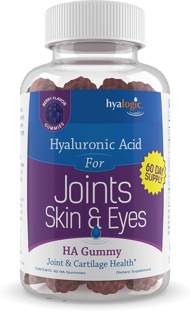 Acide hyaluronique pour articulations 60 Milligrammes 60 Gummies
