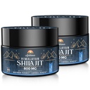 Ajoblanco 800 Mg Himalayan Shilajit Resin, Shilajit Pure Himalayan Organic, supplément Shilajit avec pureté, haute dose et puissance pour l'énergie, la force et l'immunité, hommes et femmes, 30 Grams, pack de 2