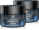 Ajoblanco 800 Mg Himalayan Shilajit Resin, Shilajit Pure Himalayan Organic, supplément Shilajit avec pureté, haute dose et puissance pour l'énergie, la force et l'immunité, hommes et femmes, 30 Grams, pack de 2