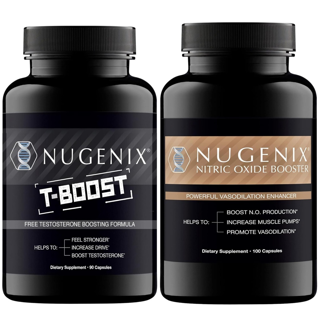 Booster à oxyde nitrique Nugenix et booster à testostérone sans T-Boost pour hommes