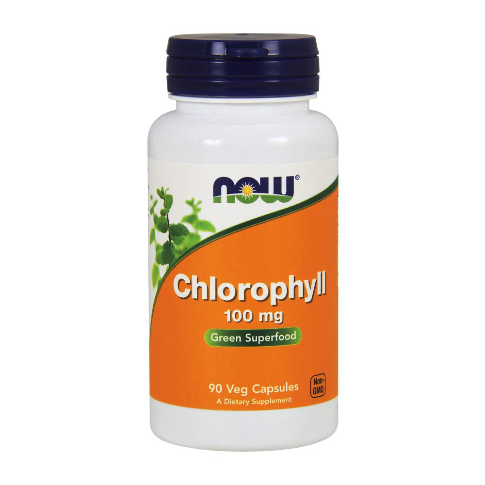 Nourriture Chlorophylle 100 mg Caps, 90 ct