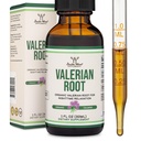 Gouttes de racine valériane pour le sommeil - Extrait de racine valériane biologique 168mg - 1 FL OZ, 30 portions (meilleure Absorbé que les capsules, améliore le thé racine valérian) pour la relaxation et le calme par le double bois