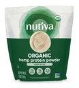 Nutiva USDA Organic Cold-Pressed Hemp Seed Plant Protein Power, 3 Pound, Fiber Plus with Essential Amino Acids, Non-GMO, Whole 30 Approved, Vegan & Keto