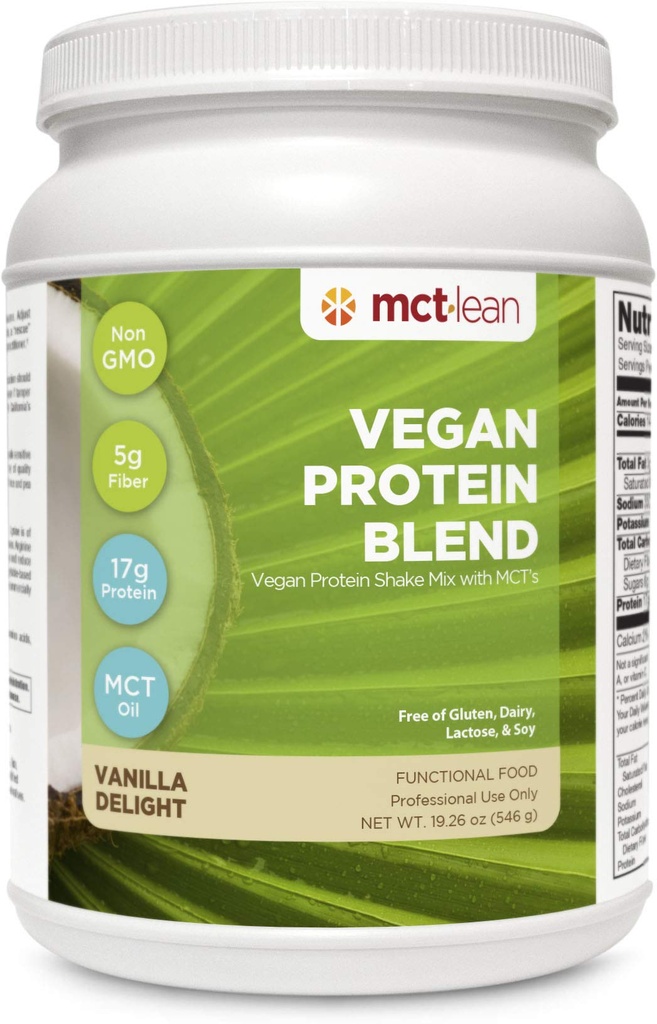 Vegan Protein Powder Blend by Karen Malkin Health | Non-GMO | 17 Grams Protein | 5 Grams Fiber | 14 Servings | Natural Vanilla | 2-Day Shipping