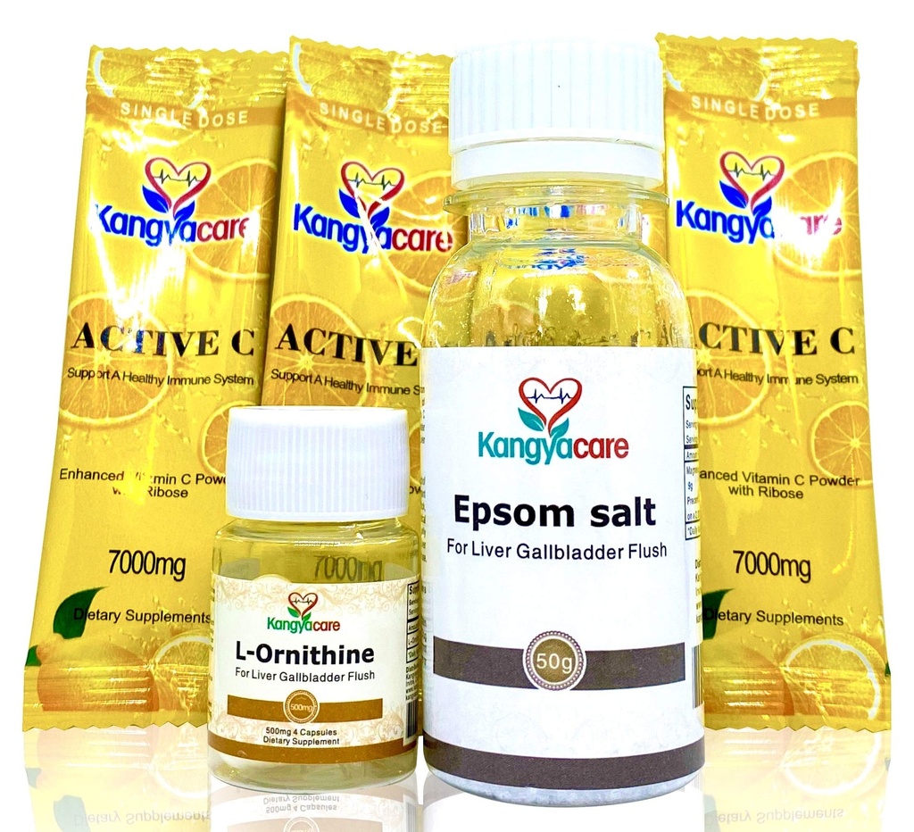 Liver Gallbladder Flush 肝胆排毒 - 1-Night Liver and Gallbladder Cleanse, Liver Detox Protocol - Cleans Liver, Gallbladder & Bile Duct Tract & Colon