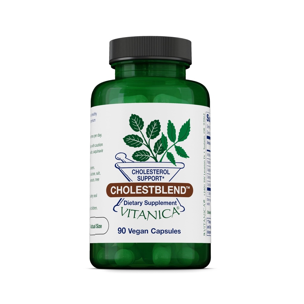 Vitanica Cholestblend, Soutien au cholestérol, Vegan, 90 Capsules