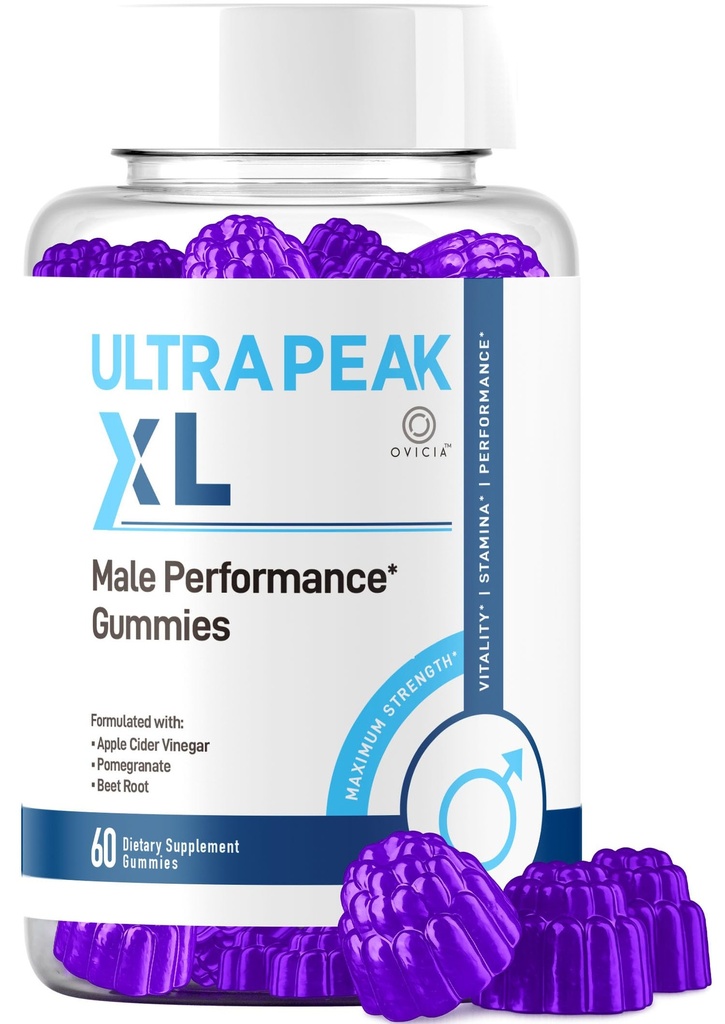 Ultra Peak XL Gummies - Ultra Peak XL Advanced Formula Gummys Support Maximum Strength, Daily Premium All Natural Vitamins for Overall Health & Wellness Reviews, 60 Gummies for 1 Month