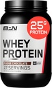BARE PERFORMANCE NUTRIITION, BPN Whey Protein + caséine de poudre de protéines, Fudge Chocolat, 25g de protéines par portion soutient la récupération musculaire maigre, 27 portions, tiers testé