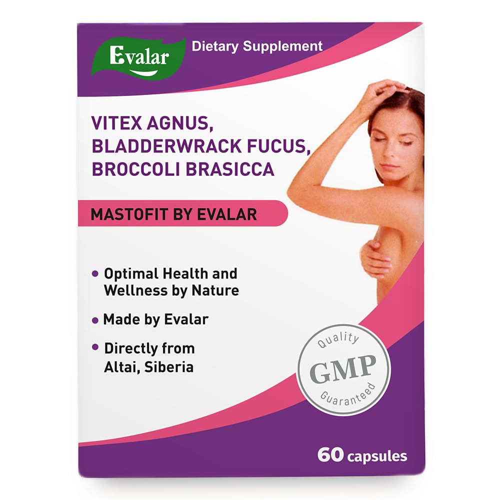 Evalar Vitex Chaste Tree Bladderwrack Fucus Extrait Mastofit Herbe 100 Tab