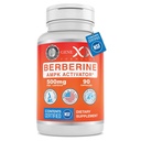 Formules Genex Berberine HCl 500mg (90 Capsules) - NSF certifié pour la sécurité, la qualité et l'exactitude des étiquettes - soutient la santé immunitaire - non-OGM, sans gluten, végétarien