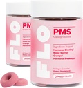 O Positiv PMS Gommies pour les femmes - Proactive PMS Relief - Cibles Breakouts hormonaux, Bloating, Crampes et ailes d'humeur avec chasteberry, vitamine B6, et baume de citron - PMS Gommies (paquet de 2)
