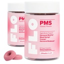 O Positiv PMS Gommies pour les femmes - Proactive PMS Relief - Cibles Breakouts hormonaux, Bloating, Crampes et ailes d'humeur avec chasteberry, vitamine B6, et baume de citron - PMS Gommies (paquet de 2)