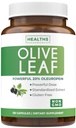 Super Strength Olive Leaf Extract Capsules - Vegan Non-GMO 750mg Extrait d'olive avec 20% Oleuropein Antioxydant Supplément pour Immunity Skin and Heart Health Support - Fabriqué aux États-Unis (4 mois d'approvisionnement)