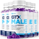 (5 Pack) GTX Male Gummies, GTXMale Gummies for Men with All Natural Ingredients, Advanced Formula Maximum Strength Supplement Support Your Active Lifestyle Naturally with Premium Vitamins(300 Gummies)