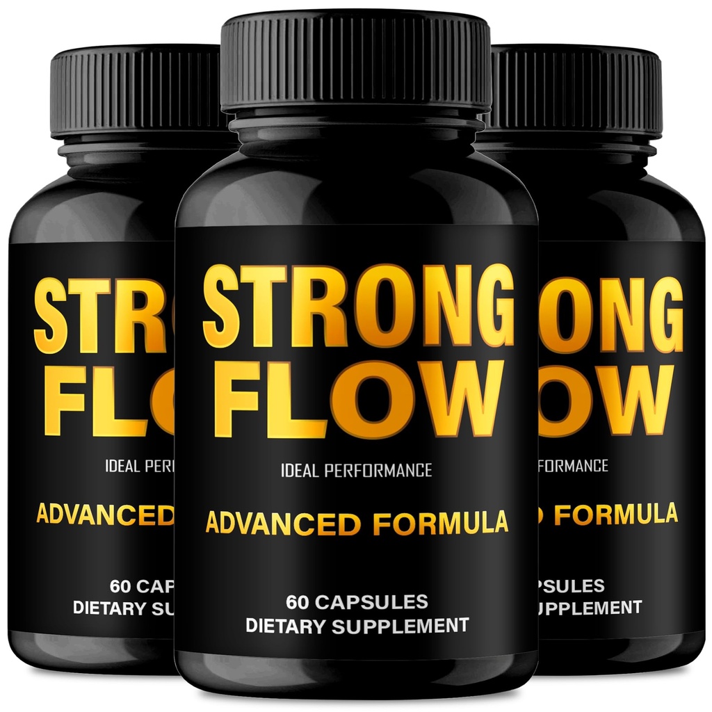 Strong Flow Prostate Pills, Strong Flow For Men, Strong Flow Prostate Supplement Reviews - Bladder Comfort & Daily Urinary Support, Maximum Strength & Daily Wellness, All Natural Support (3 Pack)
