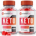 NutraRize (Pack of 2 KetoFast4ME ACV Gummies for Advanced Weight Loss, Maximum Strength Supplement, Keto Fast 4 ME Gomitas Gummy Reviews (120 Gummies)