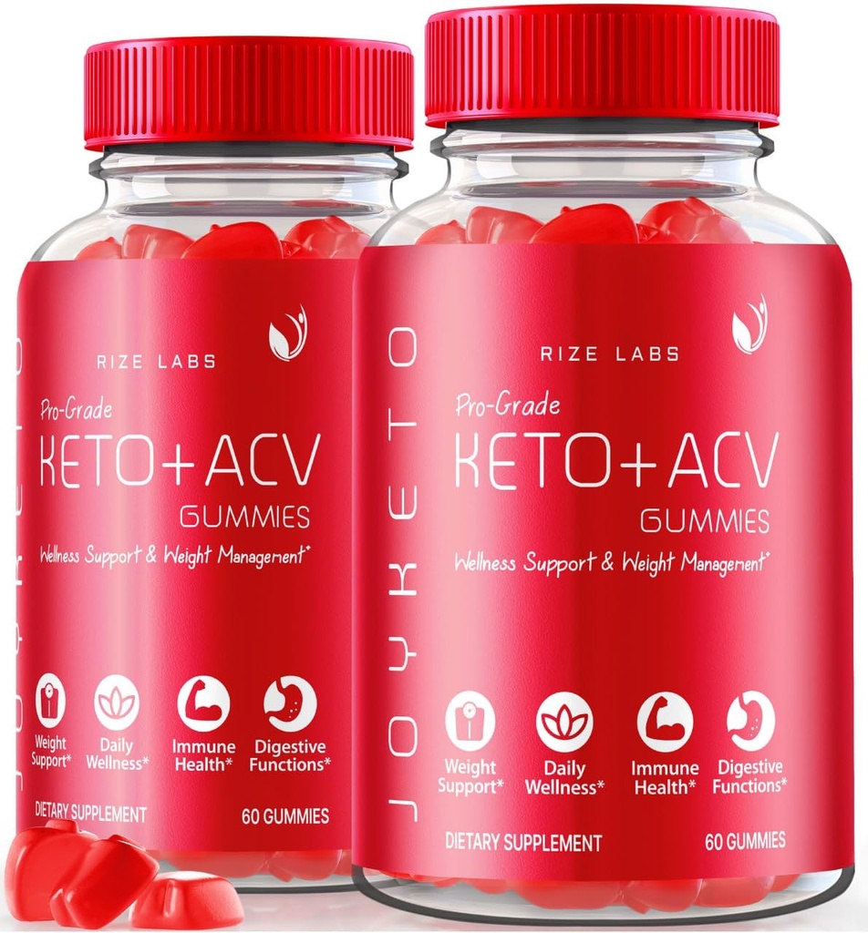 (Pack of 2 Joy Keto ACV Gummies Advanced Weight Loss, Official - Joy Keto Plus ACV Gummies Reviews, for Improved Digestion Keto + ACV Gomitas Vitamin B12 (120 Gummies)