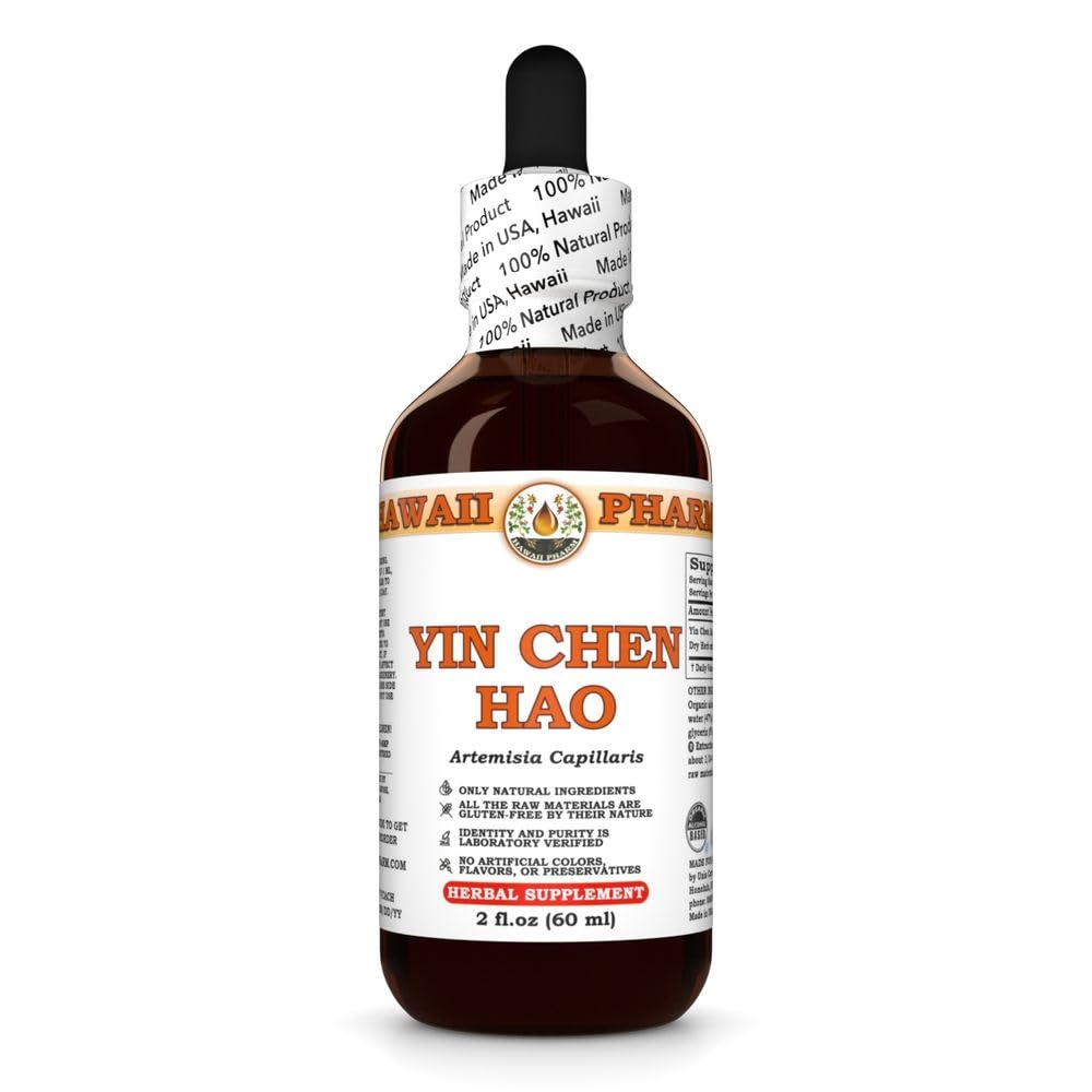 Yin Chen Hao (Artemisia Capillaris) Dry Herb Tincture, All Natural, Vegan, Pure Liquid Extract - 2 fl.oz