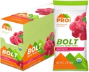 PROBAR - BOLT Énergie biologique Chews, framboise, non-OGM, sans gluten, USDA certifié biologique, saine, énergie naturelle, carburant rapide avec vitamines B & C (12 comte)