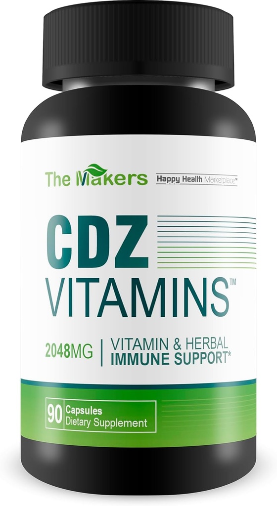 Les fabricants de vitamines CDZ - Notre meilleur supplément santé - Vitamine C D Zinc & Herbes - Suppléments santé corps entier - Supplément Cdz Vitamine C D and Zinc - Soutien santé global - Suppléments corps entiers
