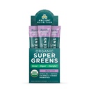 Ancient Nutrition SuperGreens Powder with Probiotics, Organic Berry Flavor Greens, Made from Real Fruits, Vegetables and Herbs, Digestive and Energy Support, 16 Stick Packs, 4.2oz