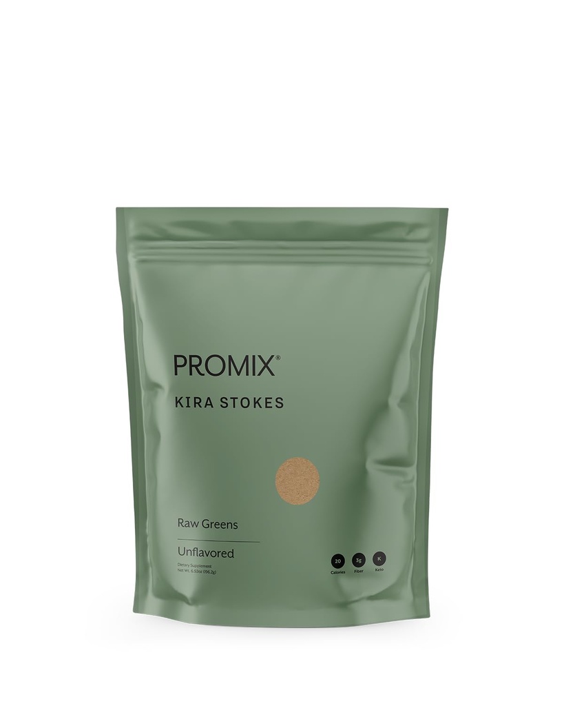 ProMix Nutrition Greens crus Superfood Blend - Alfalfa germé, Blé, Ashwagandha et Rhodiola - 30 portions