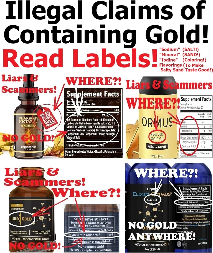 EnerGold® Monoatomic Gold/ORMUS: Uniquement Pure-G O L D! Déflect Radiation, EMF, & Fréquences de faible énergie; Réparation DNA, Gland Pinéal, & Tous les tissus du corps; EnerGold®...