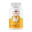 Omega 3 Huile de poisson pour chiens - 120 Comprimés à croquer - avec Omega 3, 6 et 9, vitamine E pour chien Shedding, démangeaisons, peau sèche, articulations et soutien cardiaque