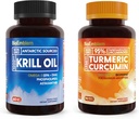 Supplément huile de krill antarctique de BioEmblem Curcumin curcumin curcumin curcumin curcumin curcumin curcumin curcumin curcumin curcumin curcumin avec BioPerine