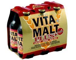 VITAMALT Plus boisson énergétique avec Aloe Vera-Ginseng-Royal Jelly - 6 Pack