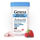 Genexa 3 Pack Nettoyant Antiacide Comprimés chirurgicaux à résistance maximale carbonate de calcium pour les brûlures d'estomac, l'indigestion acide et le soulagement de l'estomac relevé.