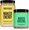 NAKED Végétalien Energing Bundle Fruit Punch Energy Nutrition Super Greens Poudre Verts Organiques Supplément
