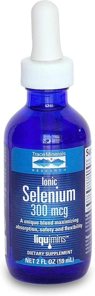 Minéraux traces Selénium ionique liquide, 2-Ounce