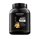 Banana Flavored Whey Protein Powder，24g Protein per Serving, Fast-Absorbing Concentrated whey Protein, Low Sugar, Gluten-Free, Natural Flavor, 2 lbs/32 oz.