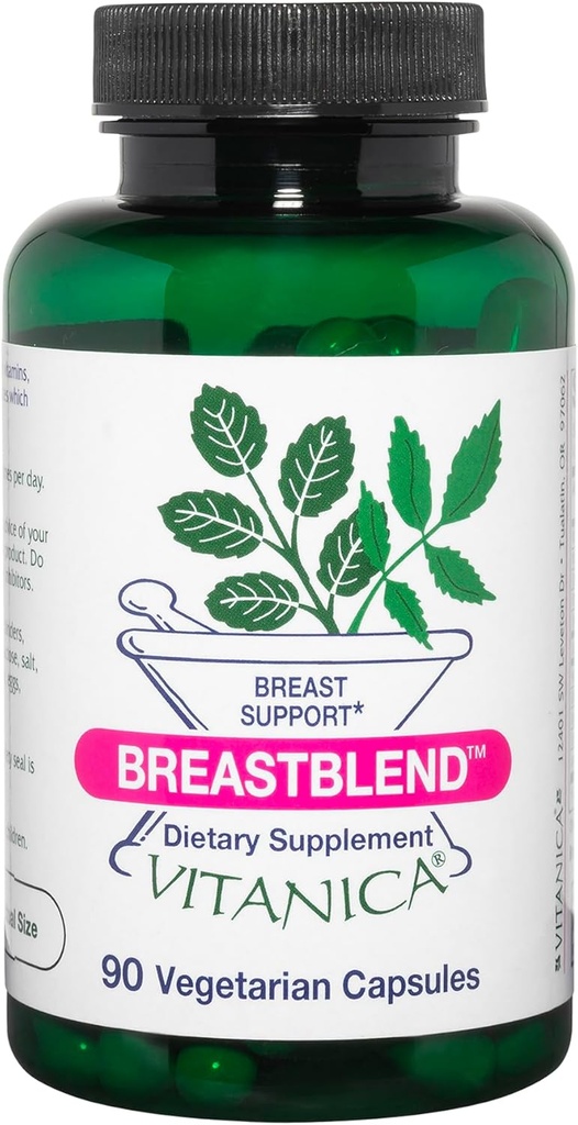 Vitanica BreastBlend, Soutien aux soins mammaires, Vegan, 90 Capsules