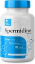 Spermidine Capsules Sans gluten 99% Concentration 100x Plus de potentine que d'extrait de germe de blé pour l'ADN anti-aging support Telomere