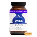 DAKE by Dave Asprey | Synergistic Blend of Essential Vitamins D-A-K-E | Vitamin D2 + K2 + A + E Supplement for Immune Support, Bone & Joint Support, & Heart Health | 60 Day Supply