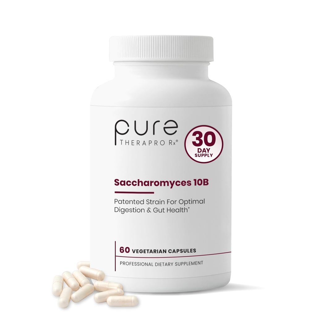 Saccharomyces Boulardii Probiotiques 10 milliards CFU - Fabriqué aux États-Unis I-3799 Probiotiques pour les hommes et les femmes