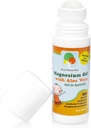 Rouleau d'huile de magnésium pour les enfants avec Aloe Vera pour la relaxation musculaire et le soulagement des articulations, topique d'absorption rapide, formule apaisante pour les muscles douloureux, tension et crampes, support calmaire naturel, 3 fl oz