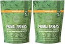 Primal Harvest Primal Greens Powder, 30 Servings Once Daily Supergeens Nutritional Supplement with Spirulina, Mushroom Blend & Probiotics to Support Energy, Wellness, & Digestion