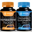 Supplément berbère 1500mg - Berbère liposomique avec cannelle Ceylan │ Glycinate de magnésium Capsules - 750mg - Supplément de magnésium Supplément à haute absorption