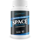 Space Protocol Blood Flow Booster - Our Best Blood Circulation Supplements For Men And Women - Poor Circulation Supplements - High Pressure Pills - Pressure Support Blood Flow Max Pressure Supplement