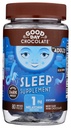 Bonne journée Mélatonine de chocolat noir pour adultes [ 80 Compte ] - Commerce équitable Chocolat de lait noir non OGM avec camomille et mélatonine 1 mg - Mélatonine adulte, supplément d'aide au sommeil naturel pour adultes