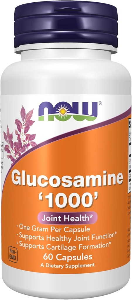 MAINTENANT les compléments alimentaires, la glucosamine '1000', avec la certification de supplément alimentaire UL, 1 g par gélule, 60 gélules