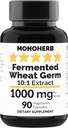 MONOHERB Extrait de germe de blé fermenté 1000 mg - 90 capsules végétariennes - Spermidine