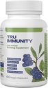Tru Immunity Boost, Supplément de soutien immunitaire, Vitamines de rappel immunitaire pour les adultes avec Elderberry, Echinacea, Vitamine C, Propolis et Beta Glucans, 60 Capsules Vegan