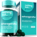 Ashwagandha Gummies pour les femmes et les hommes, Ashwagandha racine, suppléments pour aider à réduire le stress, l'immunité et améliorer le sommeil, sans gluten et non OGM, 60 Vegan Ashwagandha Gummies
