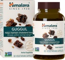 Himalaya Guggul - Soutien du foie à base de plantes pour la désintoxication du foie, le cholestérol, le HDL et le LDL - Vegan, non-OGM, sans gluten, 720 mg, 60 capsules