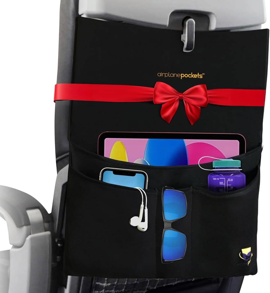 Poches d'avion - Accessoires d'avion - Plane Travel Essentials - Organisateur de voyages - Organisateur de rangement de sièges - Essentiels de voyages aériens - Organisateur de sièges - Voyages internationaux