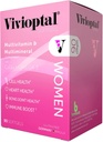 Vivioptal Femmes, 90 Capsules, CoQ10 et Omega-3, Multivitamine et multiminérale, sans gluten, formule allemande